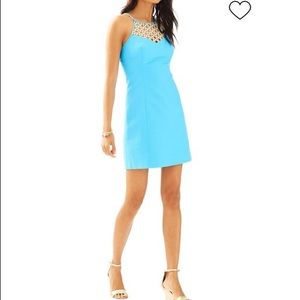 Lilly Pulitzer Larina Seaspray Blue Dress